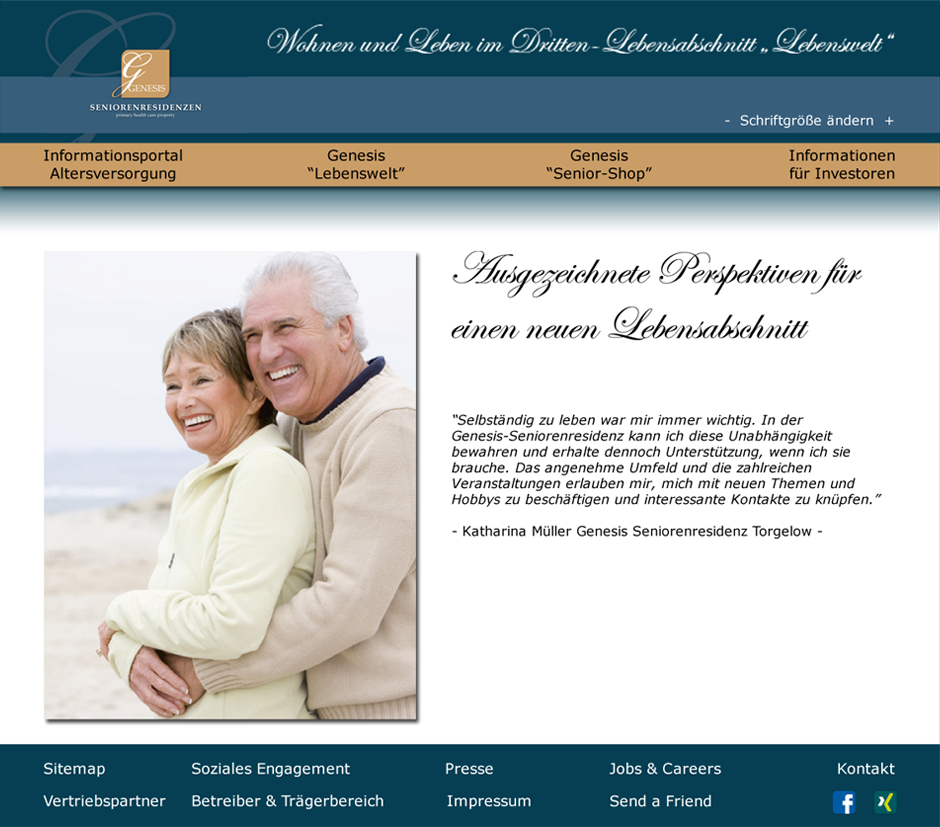 Image webseiten genesis